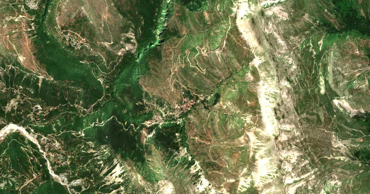 Satellitenkarte von Matsoúkion