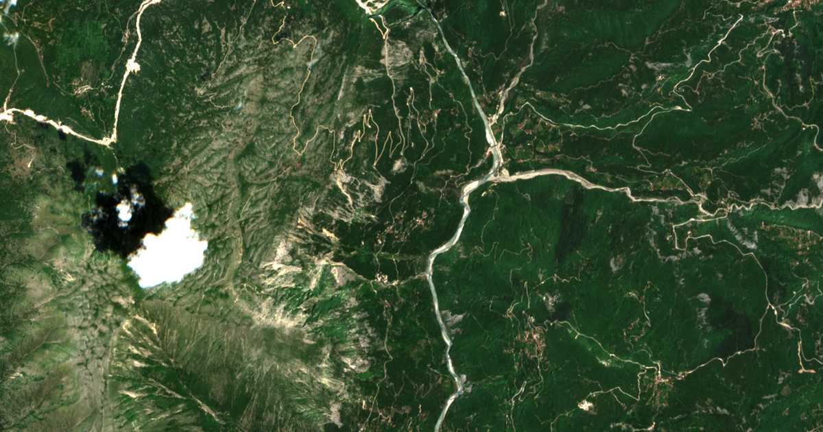 Satellitenkarte von Monolíthion
