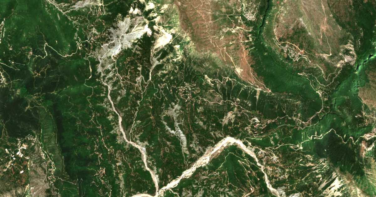 Satellitenkarte von Prosílion