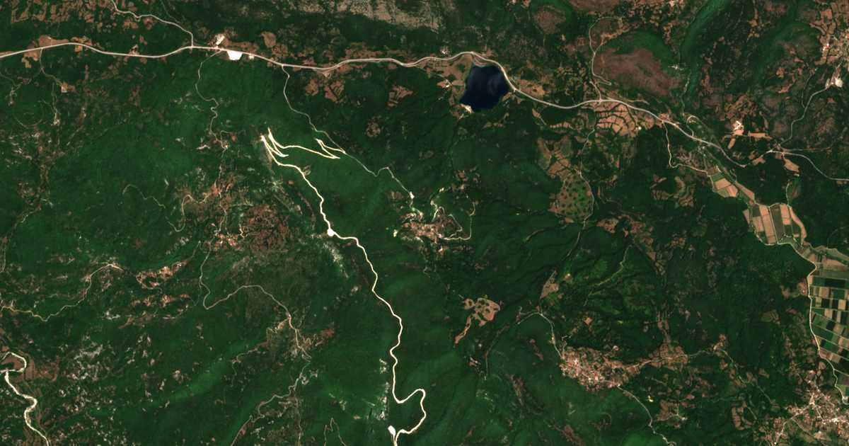 Satellitenkarte von Kryonérion