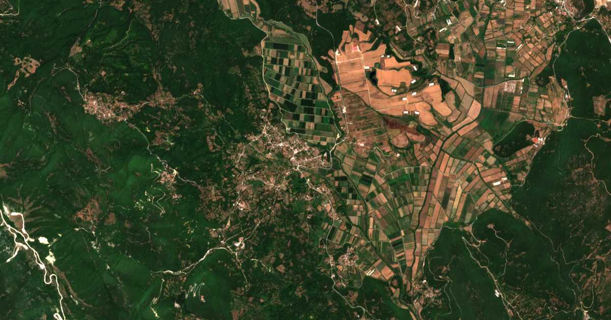 Satellitenkarte von Parakalamos von Ioannina