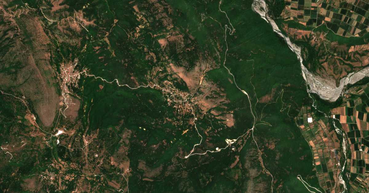 Satellitenkarte von Vasilikón