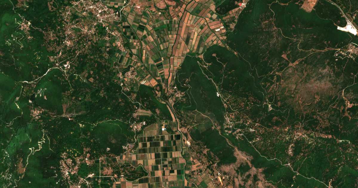 Satellitenkarte von Vrontisméni