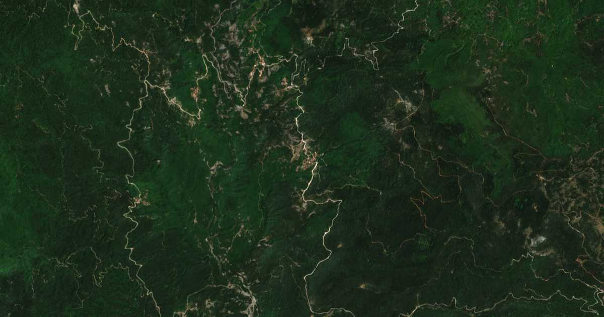 Satellitenkarte von Flampourárion