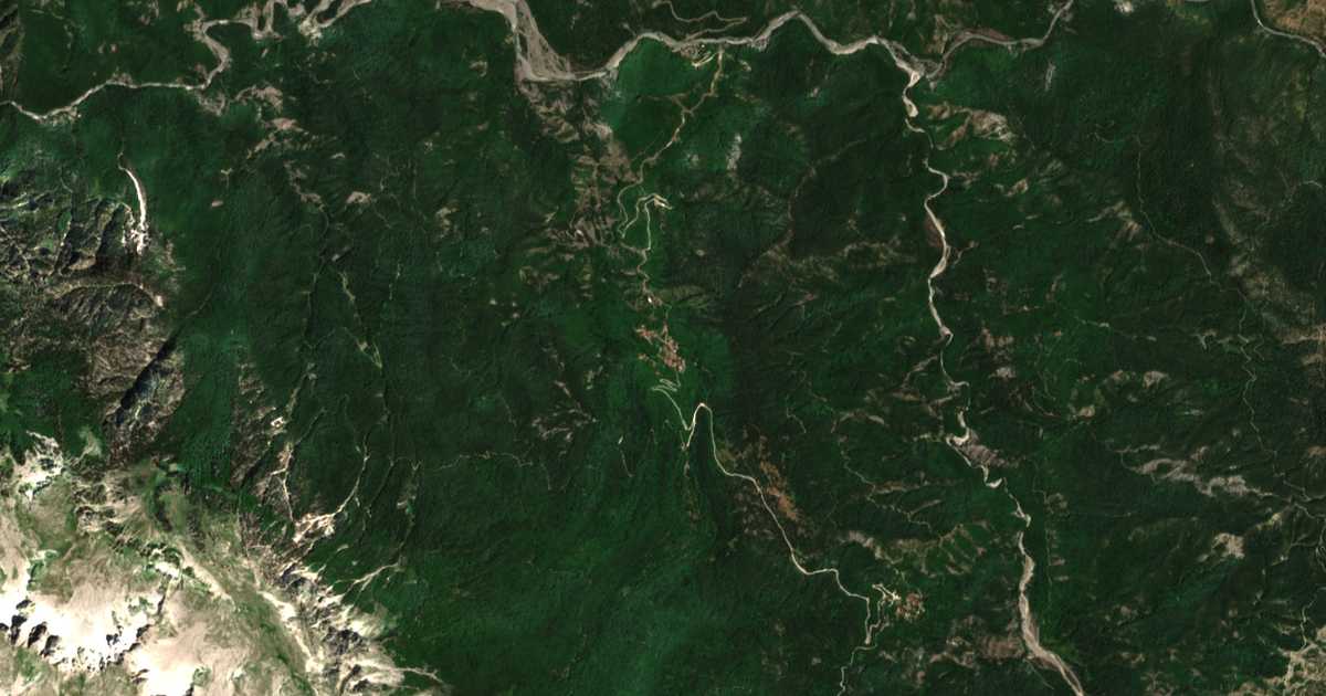 Satellitenkarte von Vrysochórion