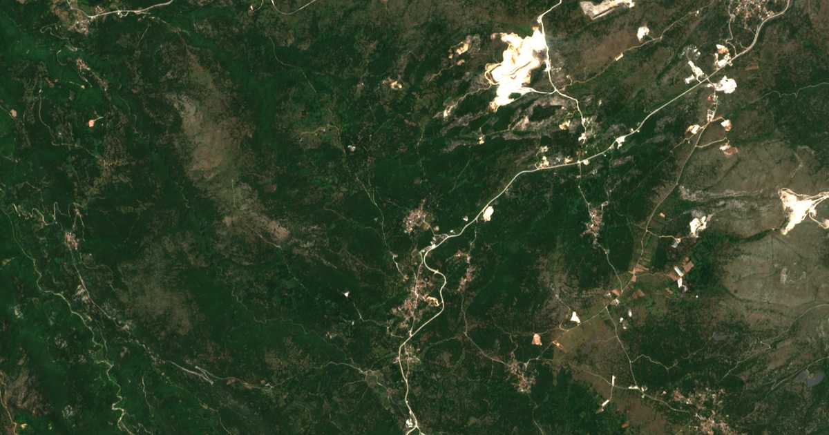 Satellitenkarte von Anárgyroi