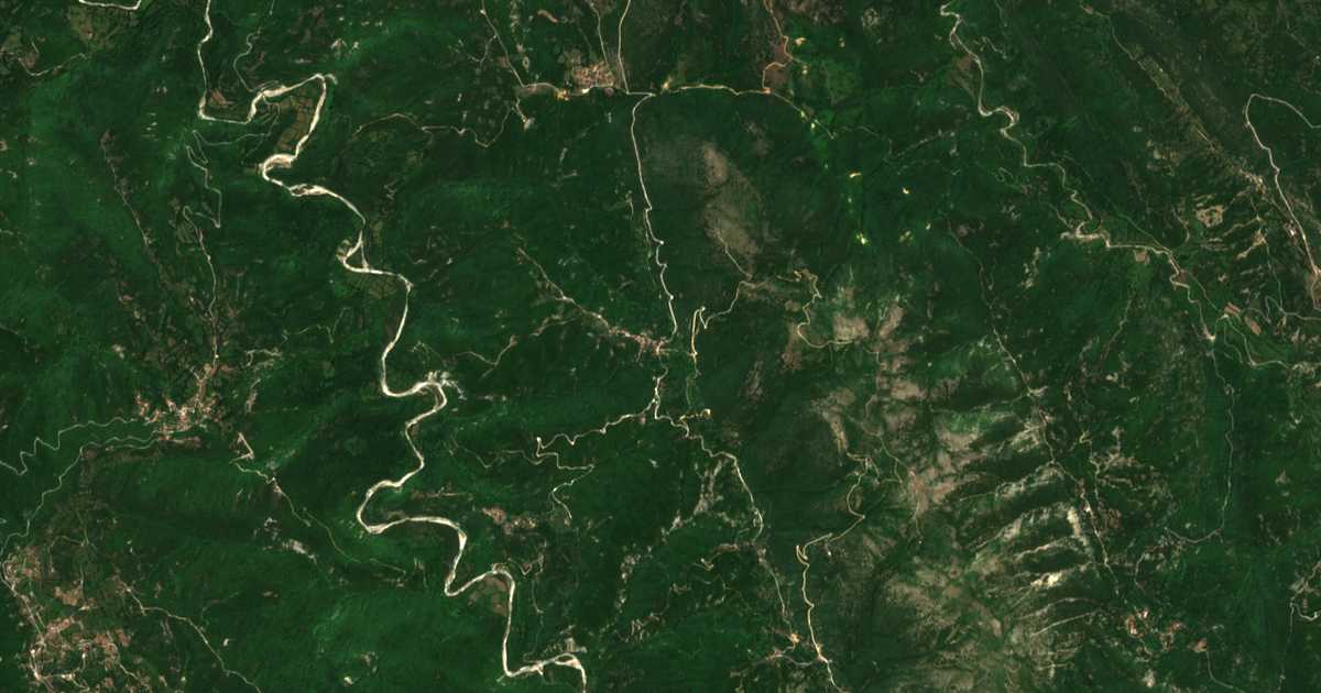 Satellitenkarte von Chínka
