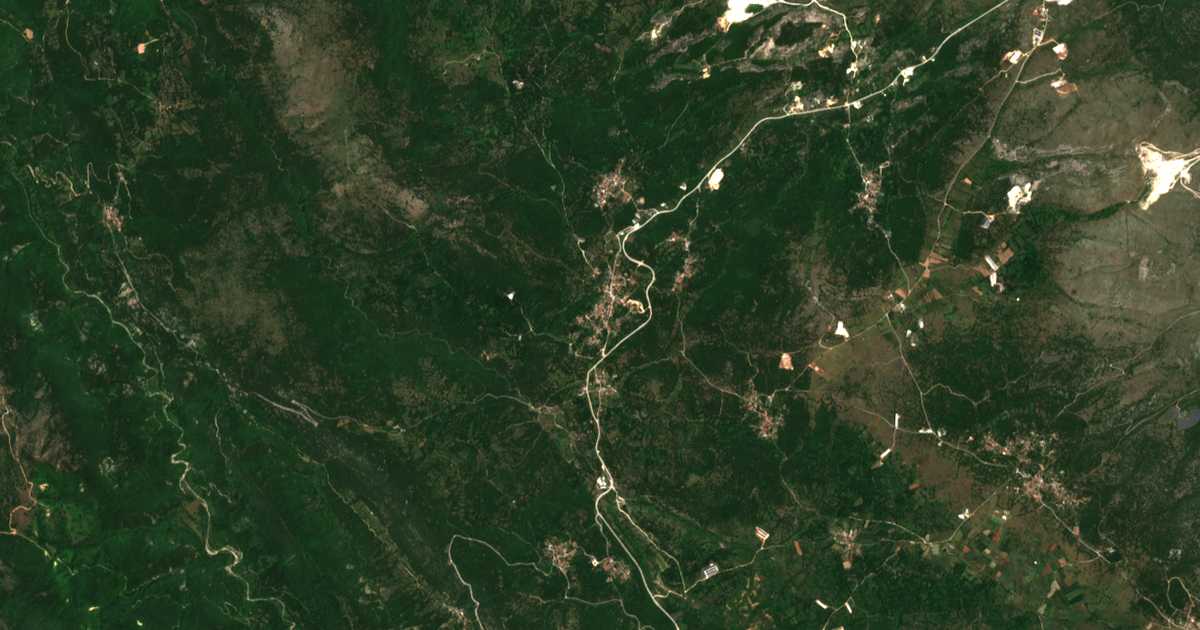 Satellitenkarte von Gramménon