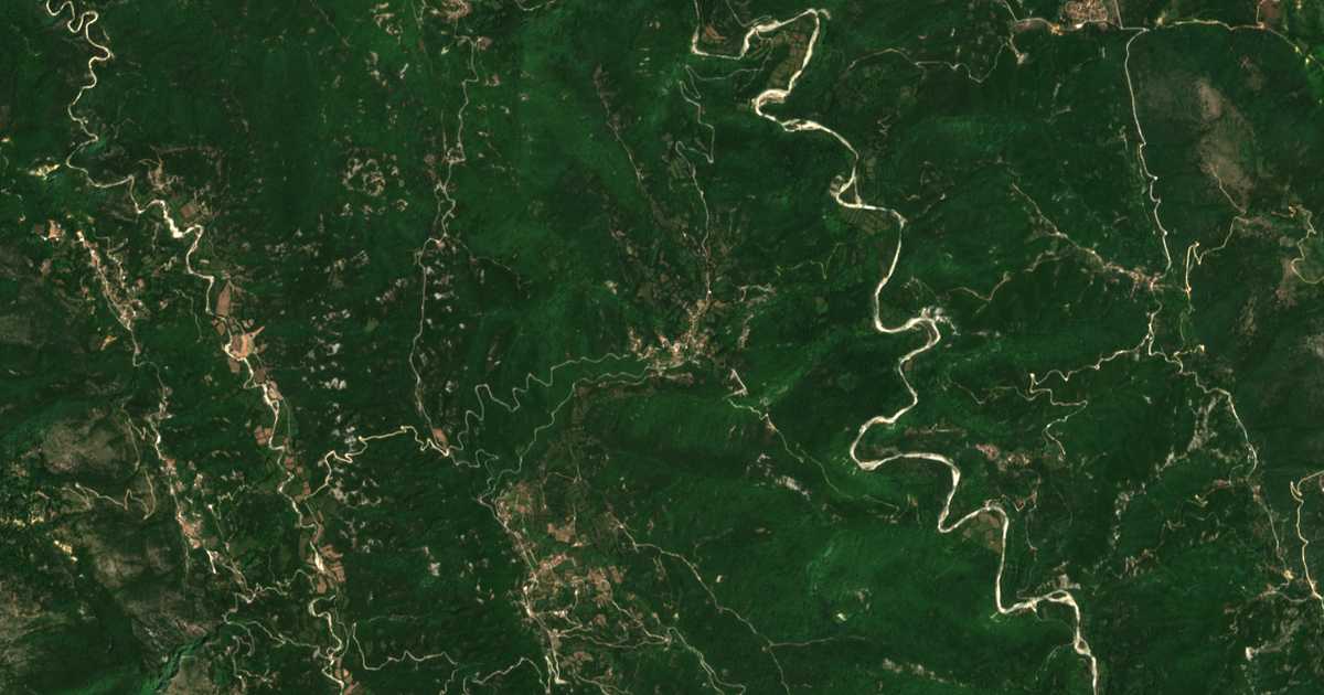 Satellitenkarte von Granítsa