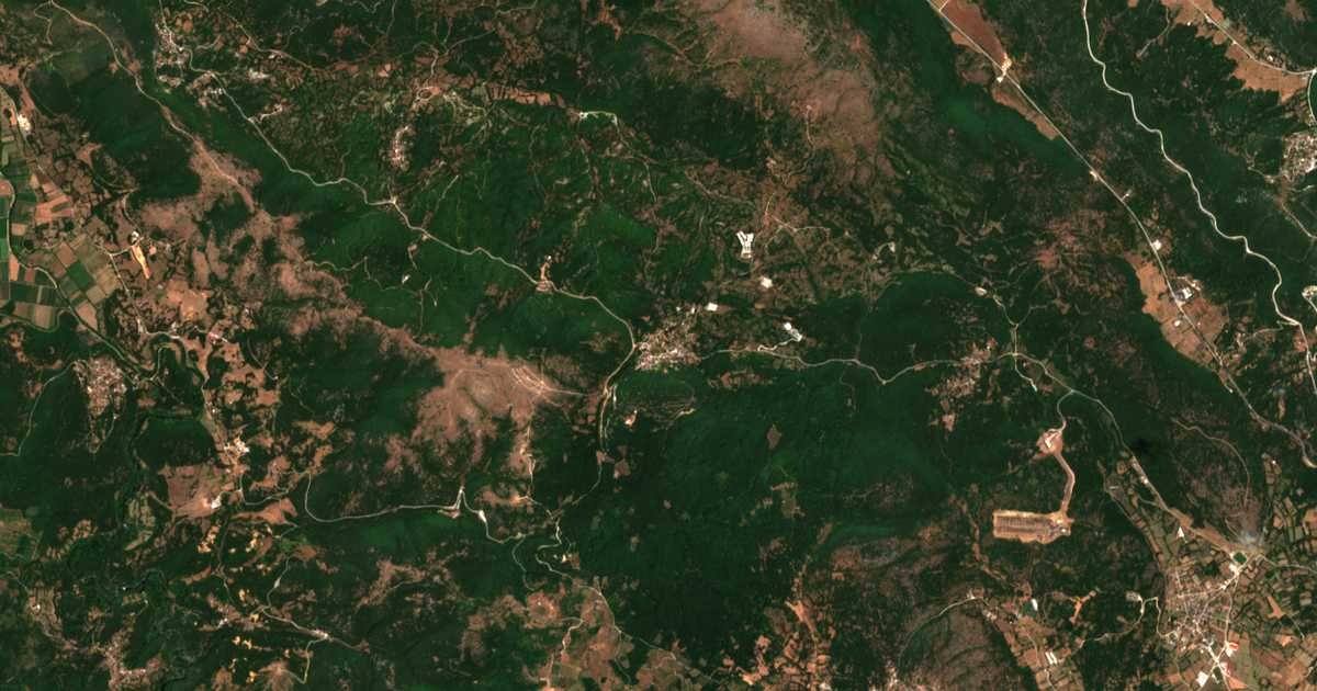 Satellitenkarte von Ligopsá