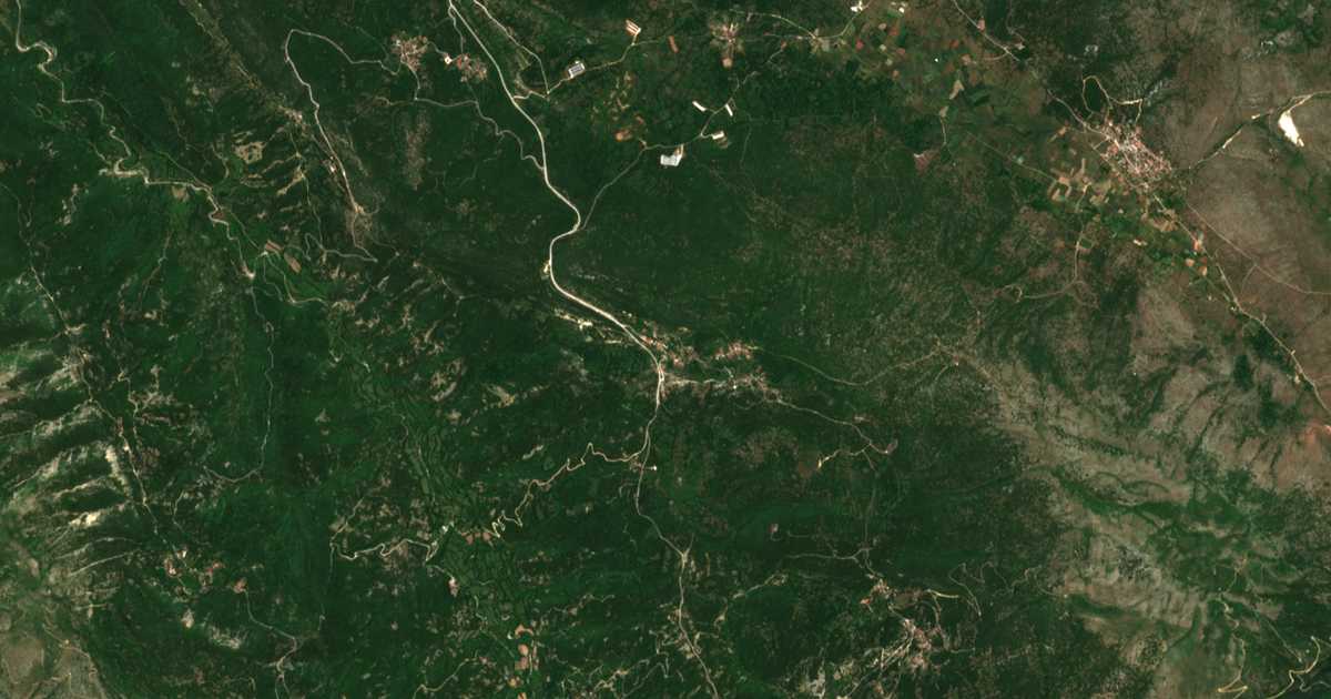 Satellitenkarte von Lýngos