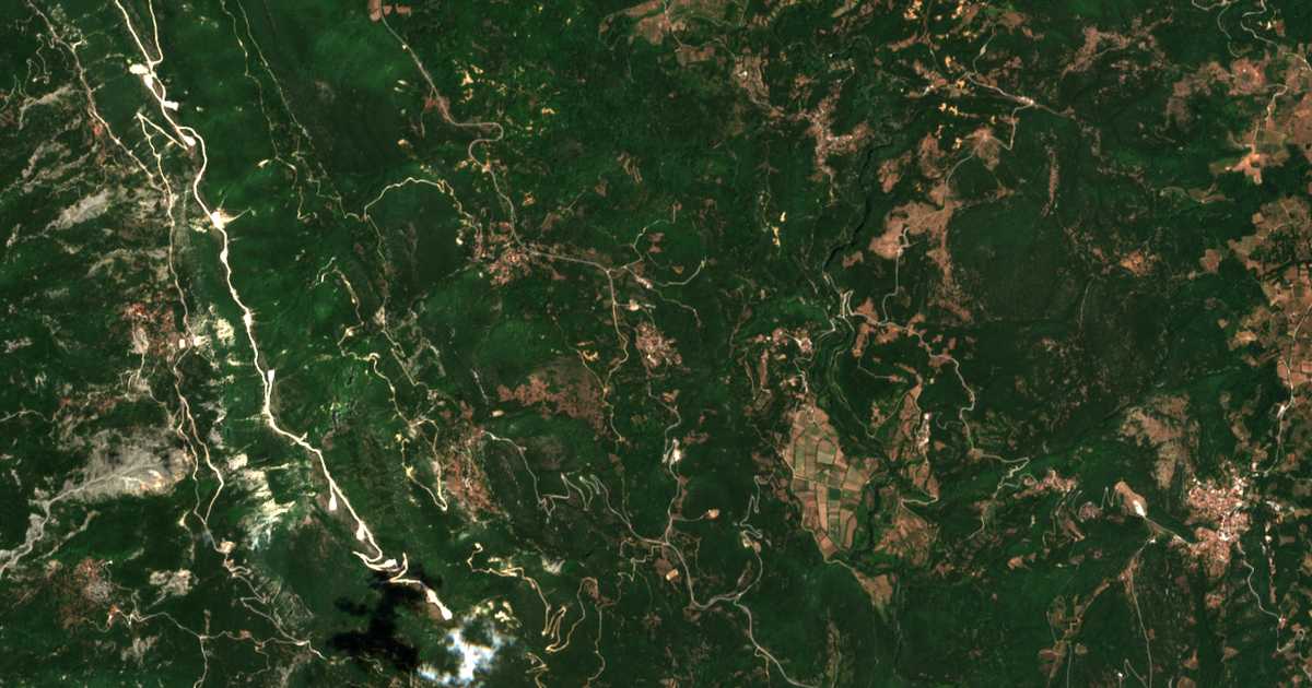 Satellitenkarte von Vasilópoulon