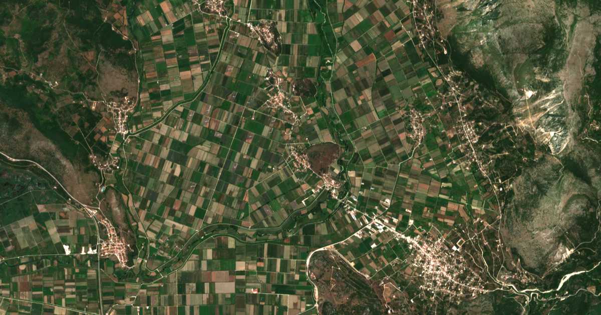 Satellitenkarte von Kastri, Preveza