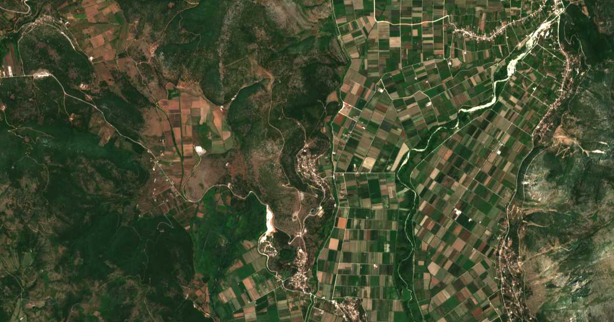 Satellitenkarte von Kypséli