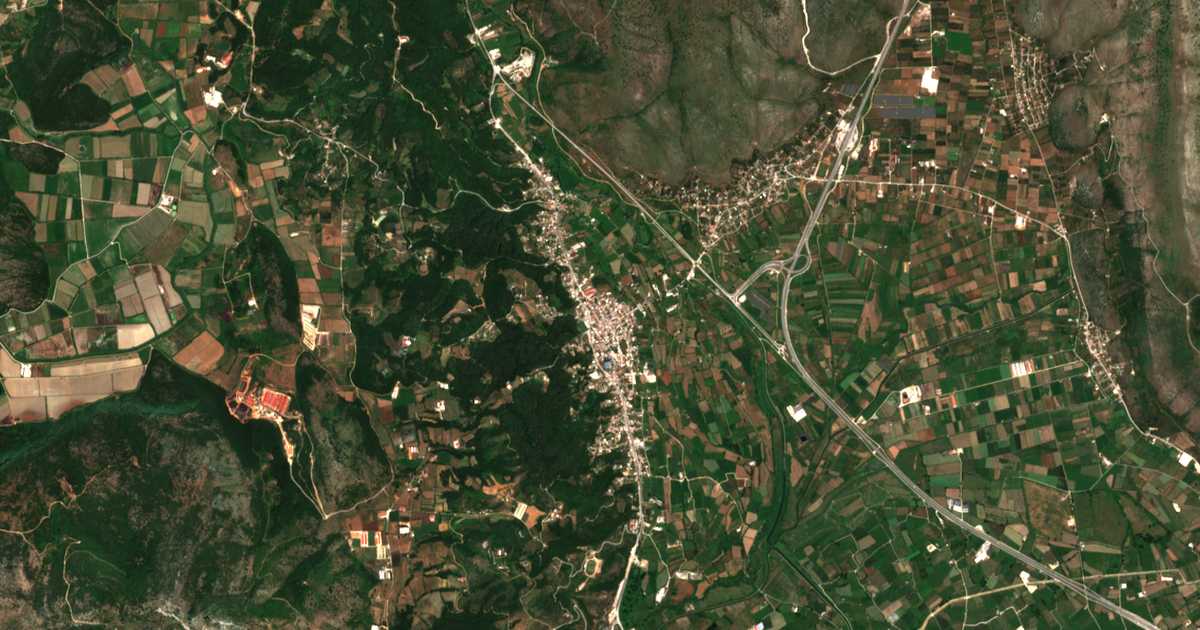 Satellitenkarte von Filippiada