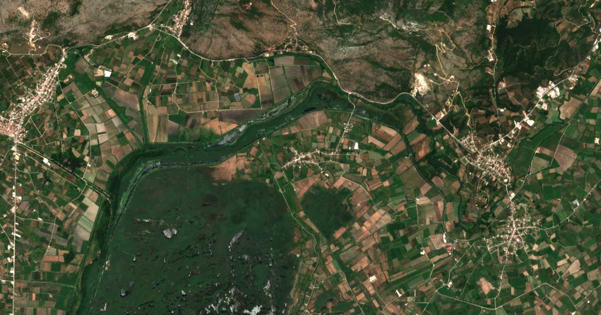 Satellitenkarte von Petra
