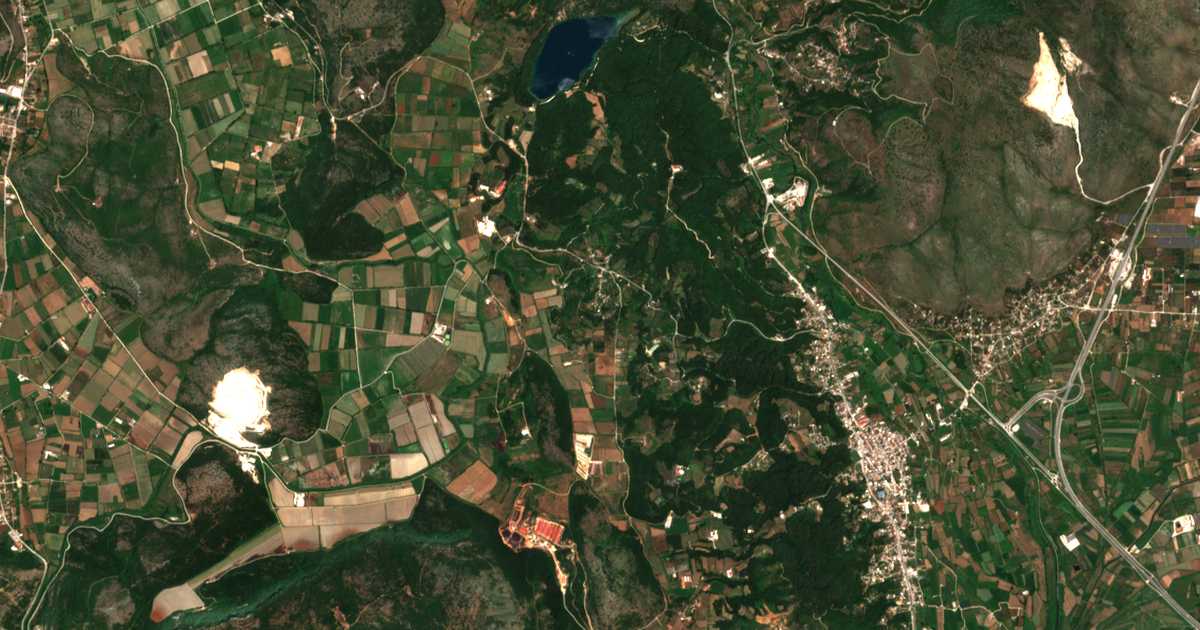Satellitenkarte von Romiá
