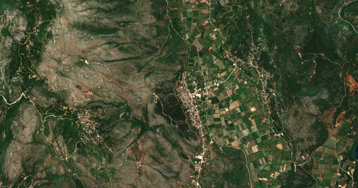 Satellitenkarte von Thesprotiko
