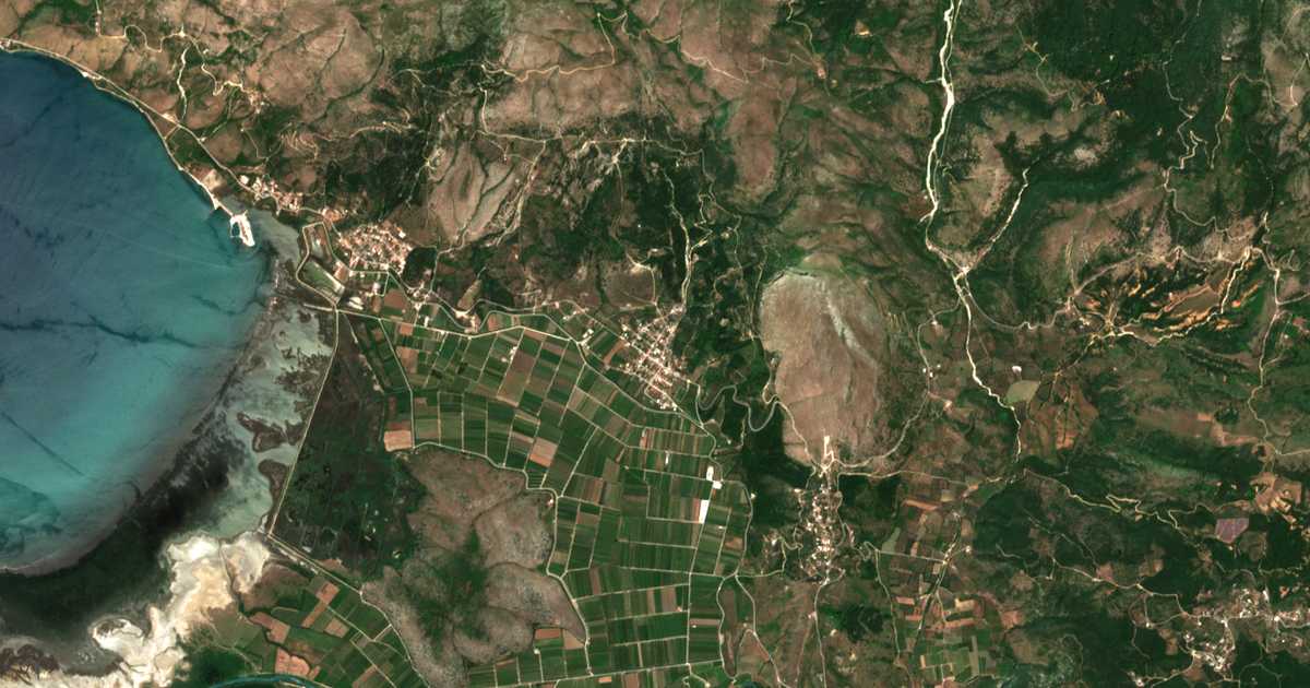 Satellitenkarte von Asprokklísion