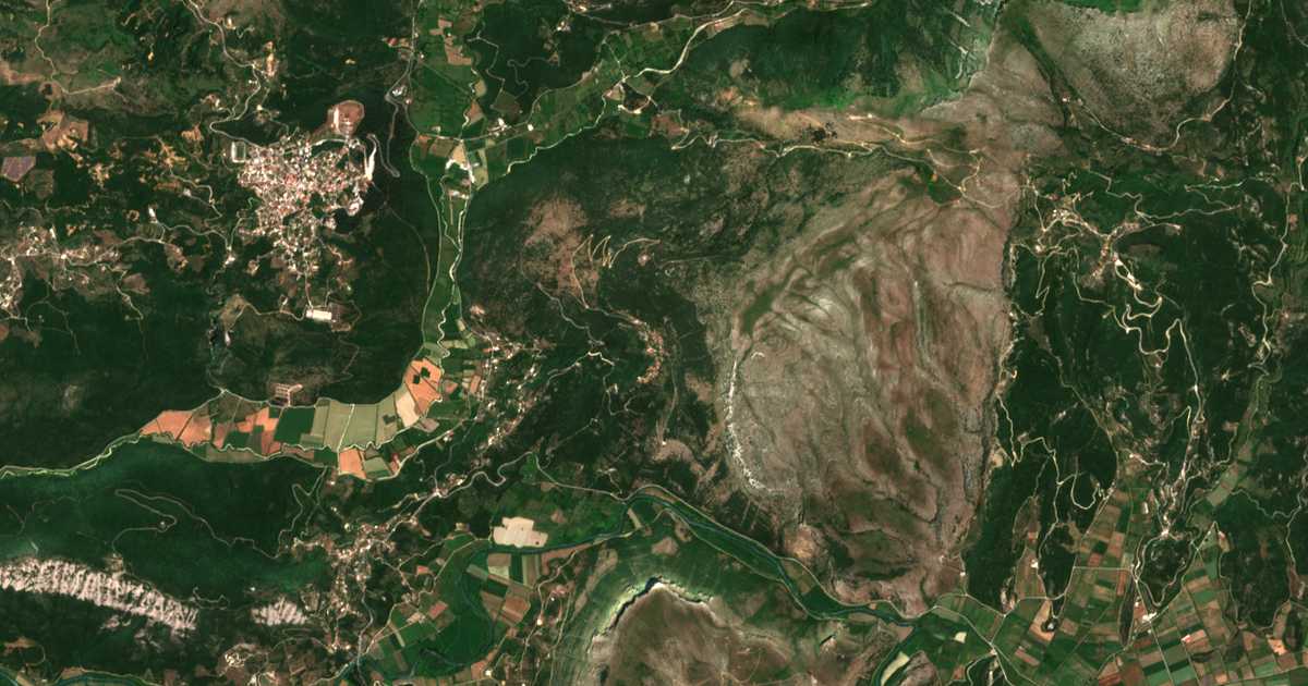 Satellitenkarte von Síderi
