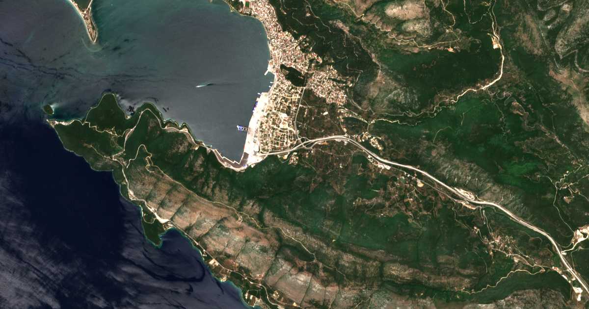 Satellitenkarte von Ladochórion