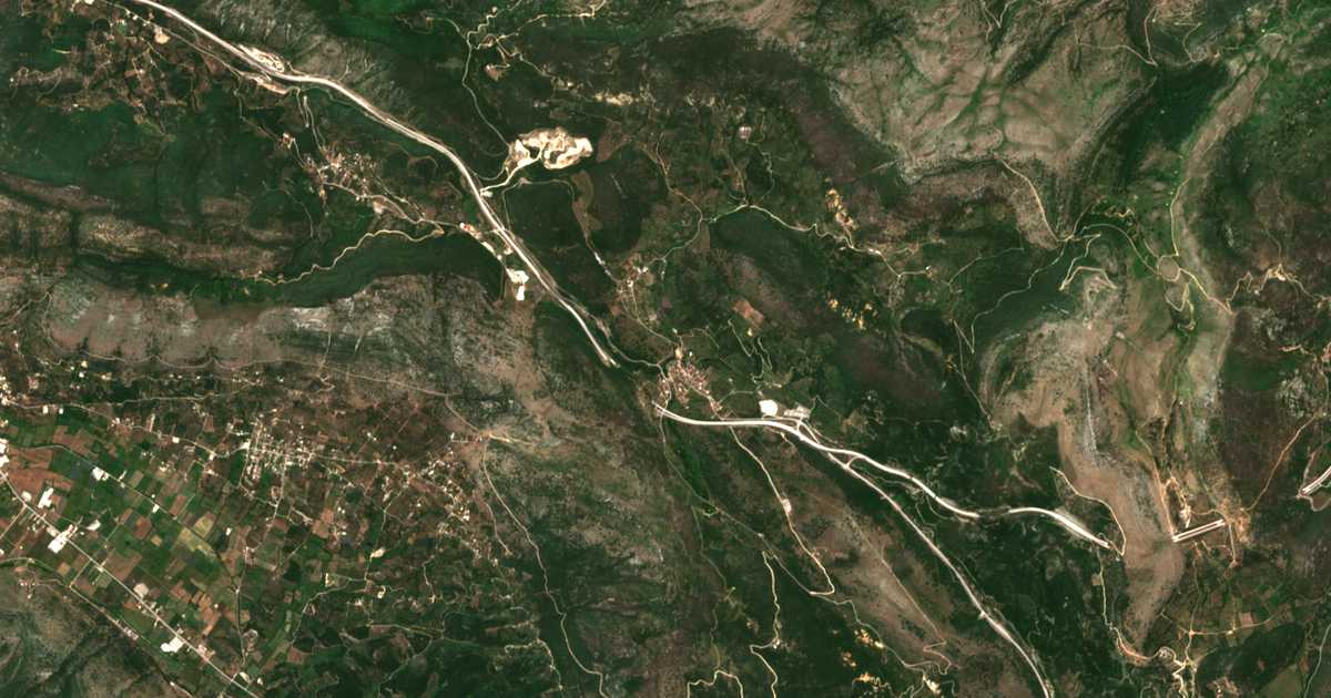 Satellitenkarte von Vasilikós