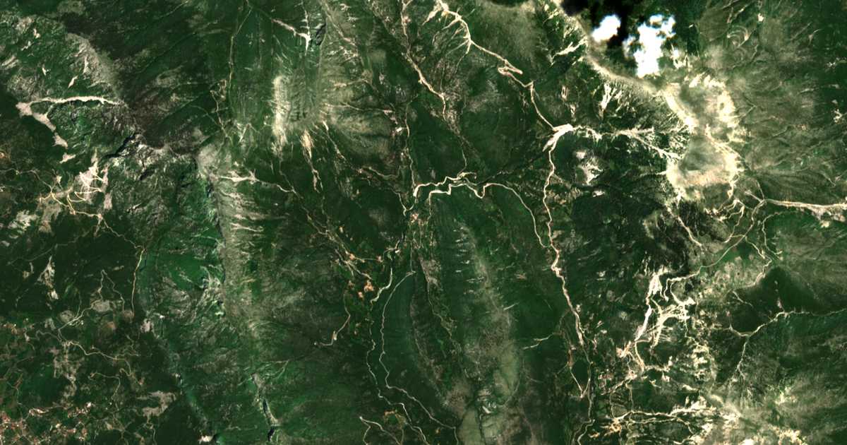 Satellitenkarte von Frosyni von Thesprotia