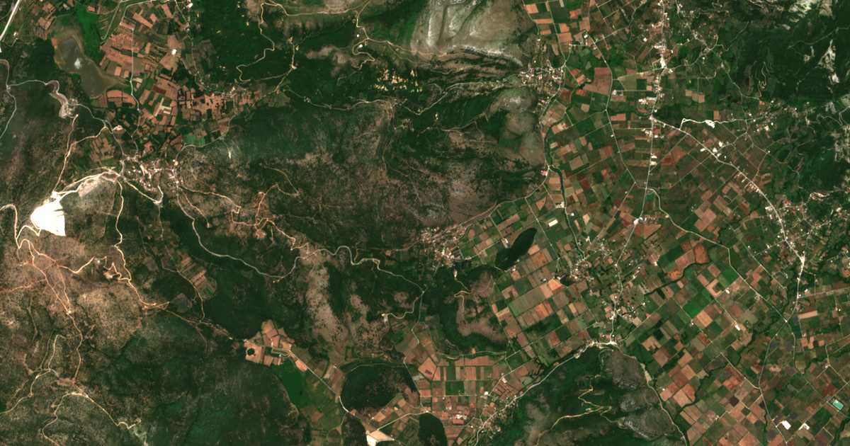 Satellitenkarte von Sevastón