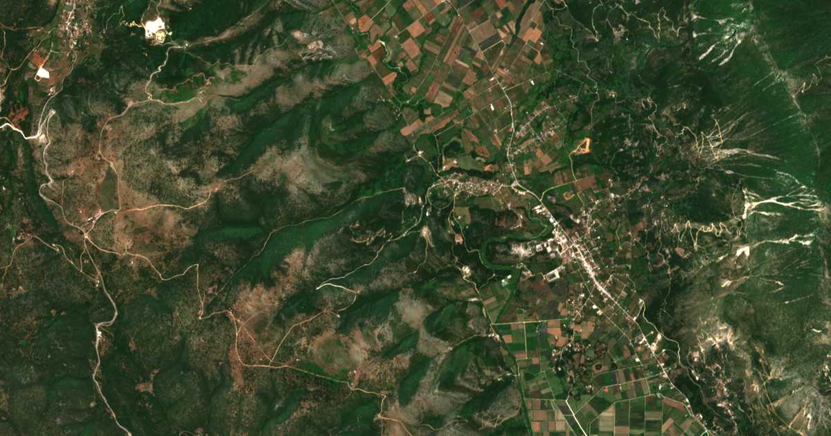 Satellitenkarte von Skándalon