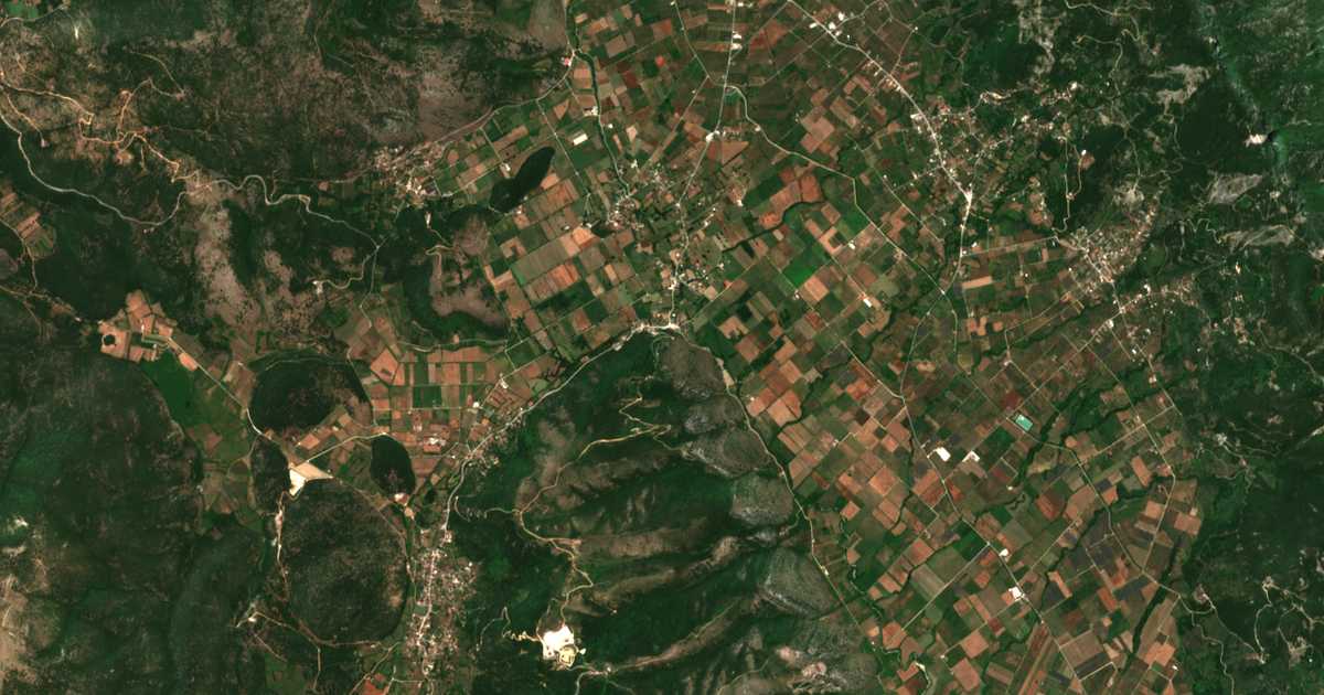 Satellitenkarte von Xirólofos