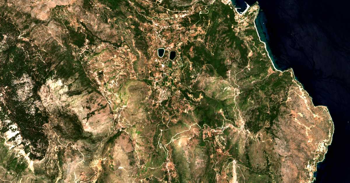 Satellitenkarte von Agia Irini