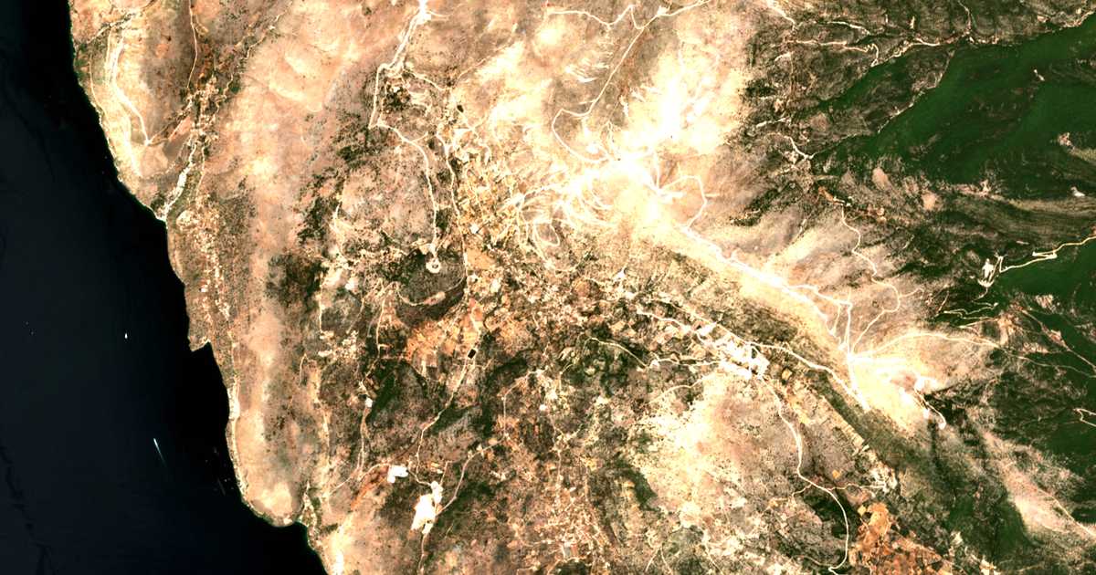 Satellitenkarte von Dilináta