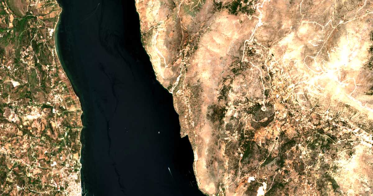 Satellitenkarte von Fársa