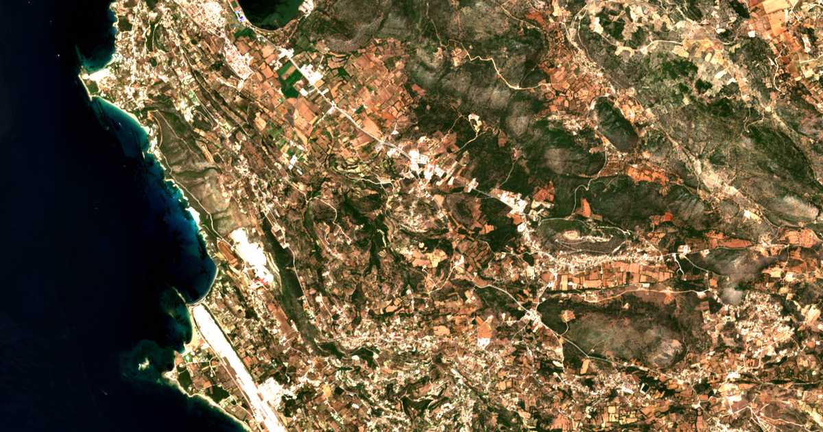 Satellitenkarte von Kokoláta