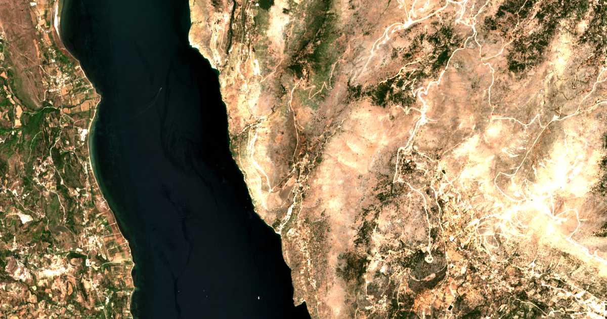 Satellitenkarte von Kouroukláta