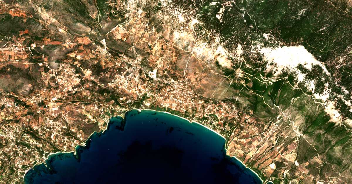 Satellitenkarte von Vlacháta