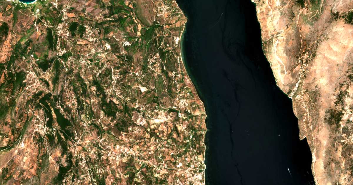 Satellitenkarte von Ágios Dimítrios