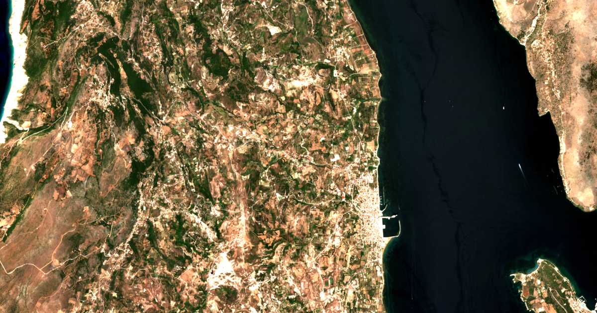 Satellitenkarte von Ágios Vasíleios