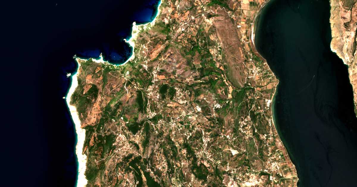 Satellitenkarte von Kontogenáda