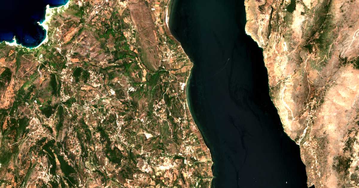 Satellitenkarte von Livádion