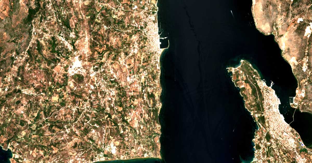Satellitenkarte von Longós