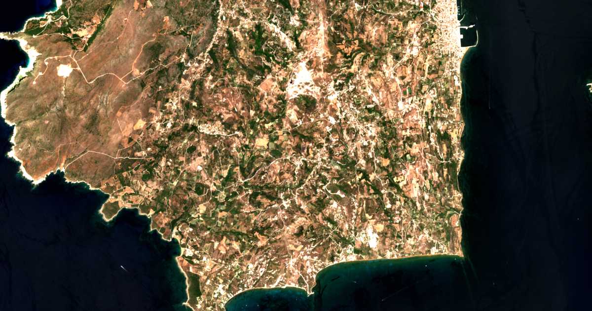 Satellitenkarte von Vouníon