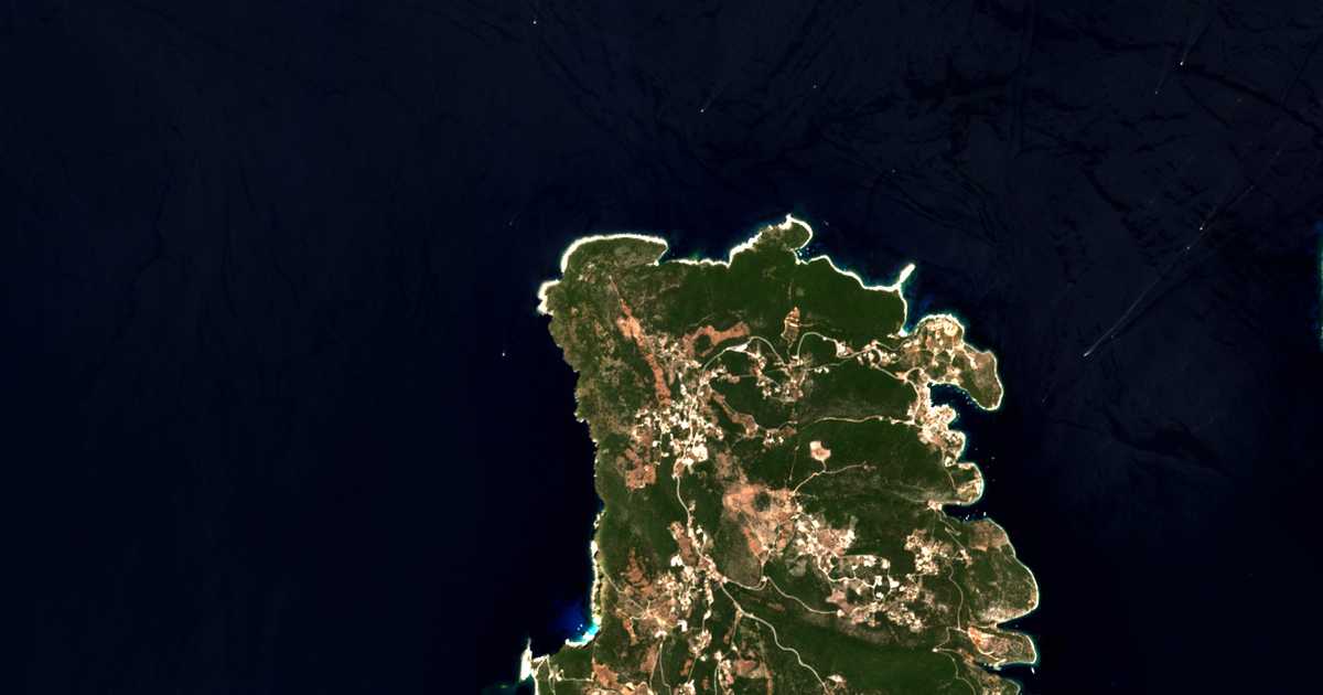 Satellitenkarte von Antipáta