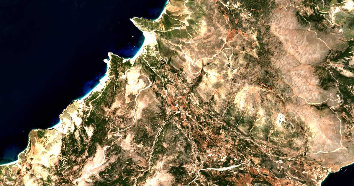 Satellitenkarte von Divarata