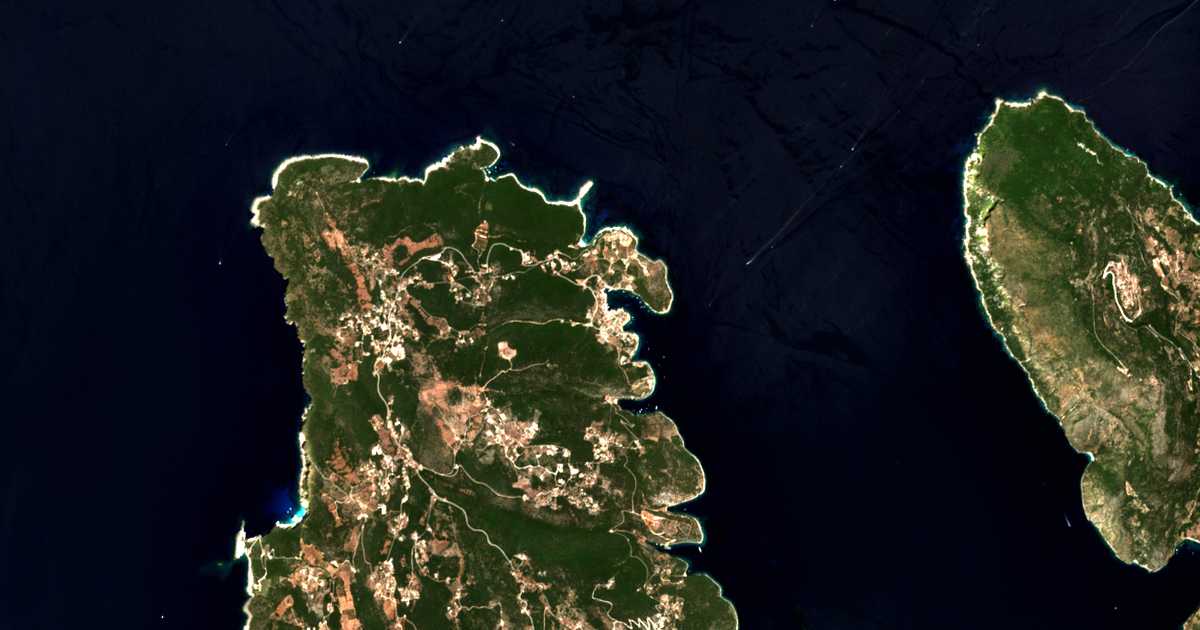 Satellitenkarte von Fiskardo