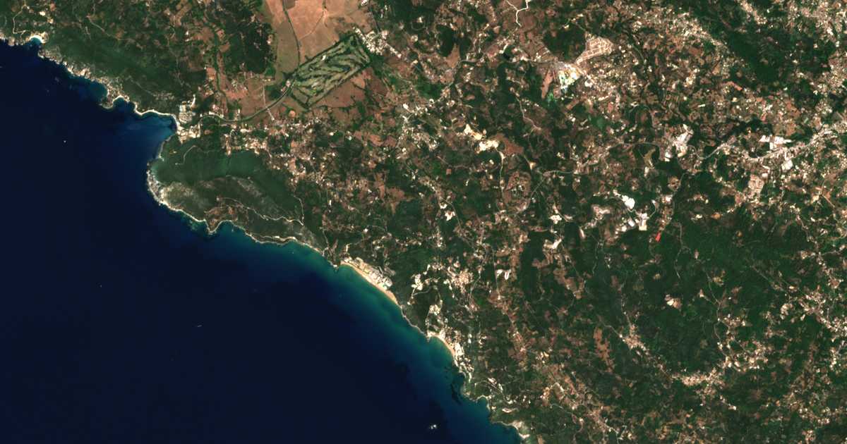 Satellitenkarte von Ágios Onoúfrios