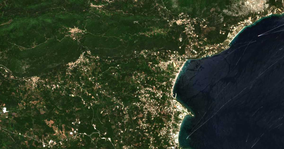 Satellitenkarte von Análipsis