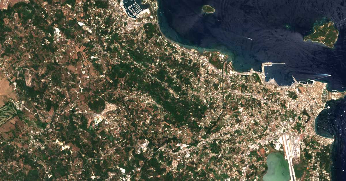 Satellitenkarte von Evropoúloi
