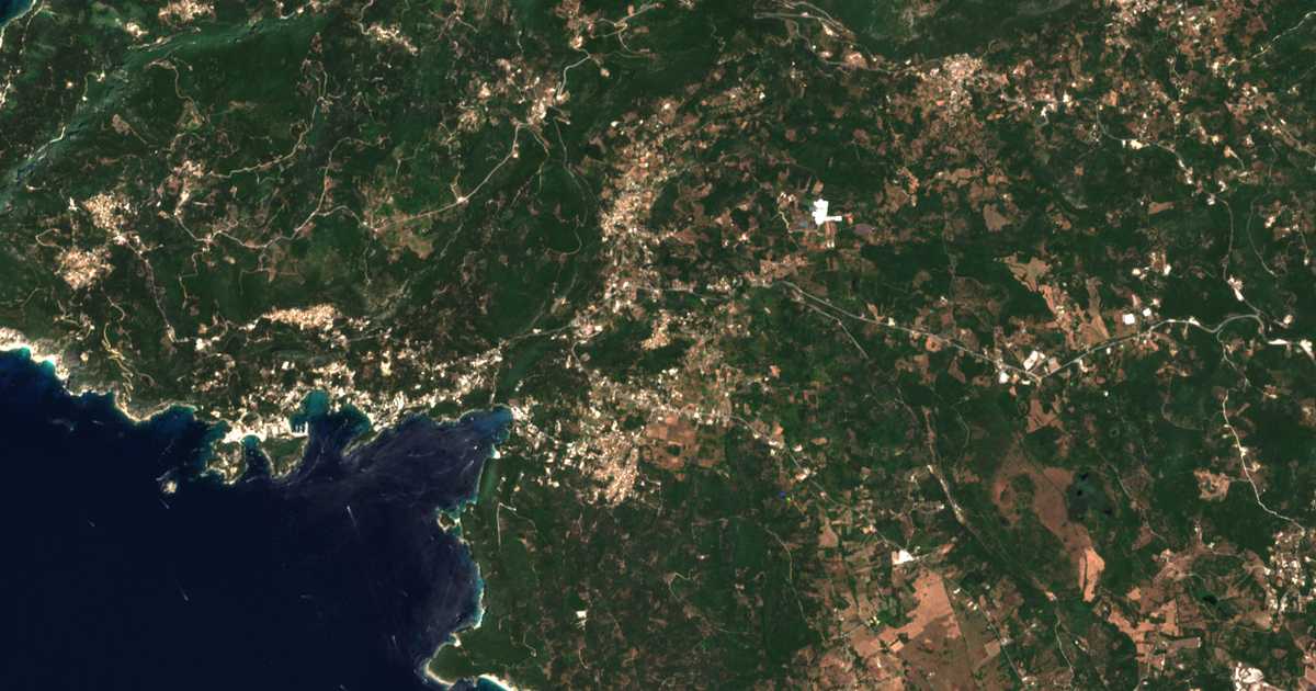 Satellitenkarte von Gardeládes