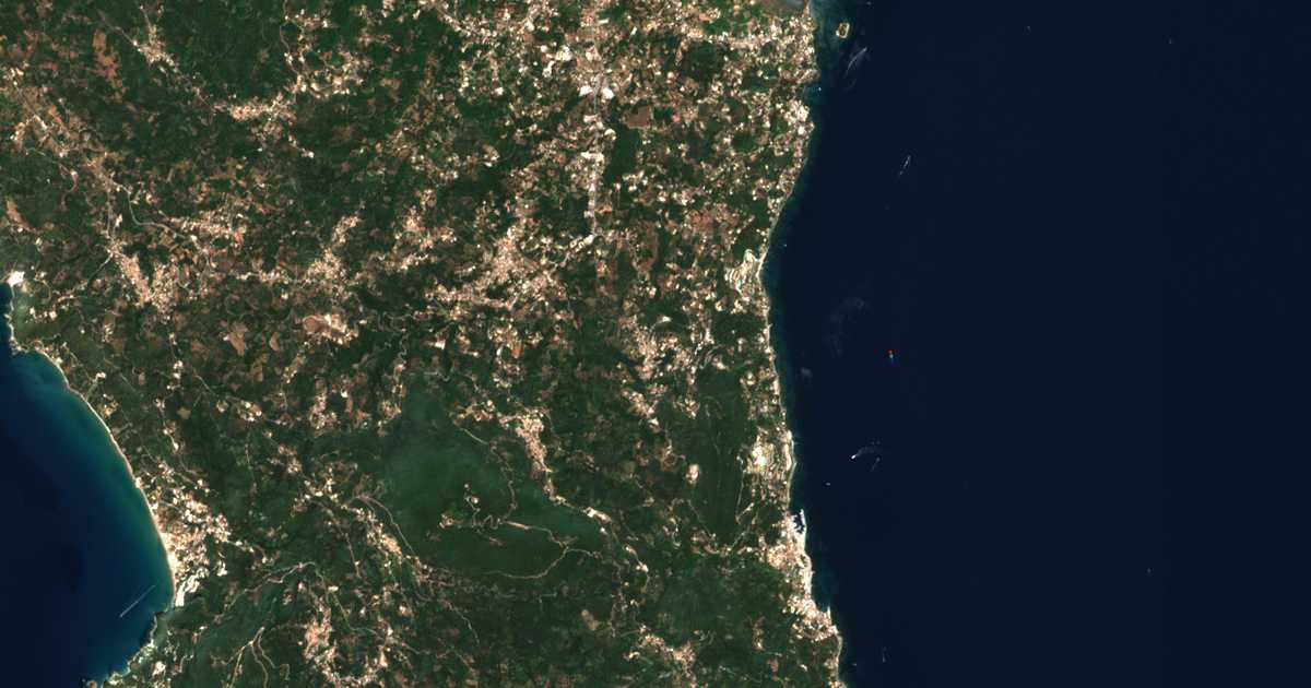 Satellitenkarte von Agros